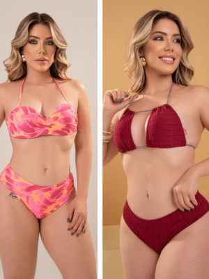 PACOTE COM 10 PEÇAS REF:07 LISO 08 ESTAMPADO - 2 MODELOS