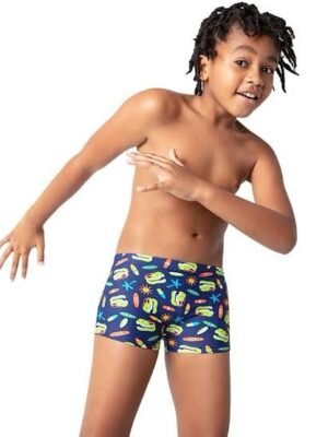 SUNGA BOX JUVENIL ESTAMPADA - PACOTE COM 10 PEÇAS