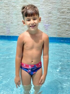 SUNGA INFANTIL PERSONAGEM - PACOTE COM 10 PEÇAS