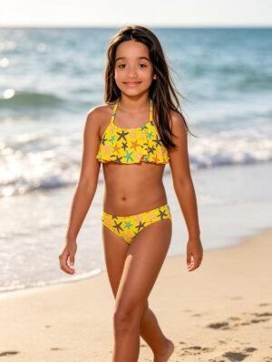 BÍQUINI DE BABADO INFANTIL