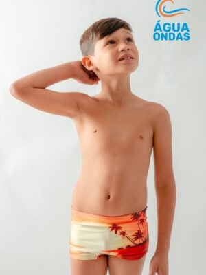 SUNGA BOX INFANTIL ESTAMPADA